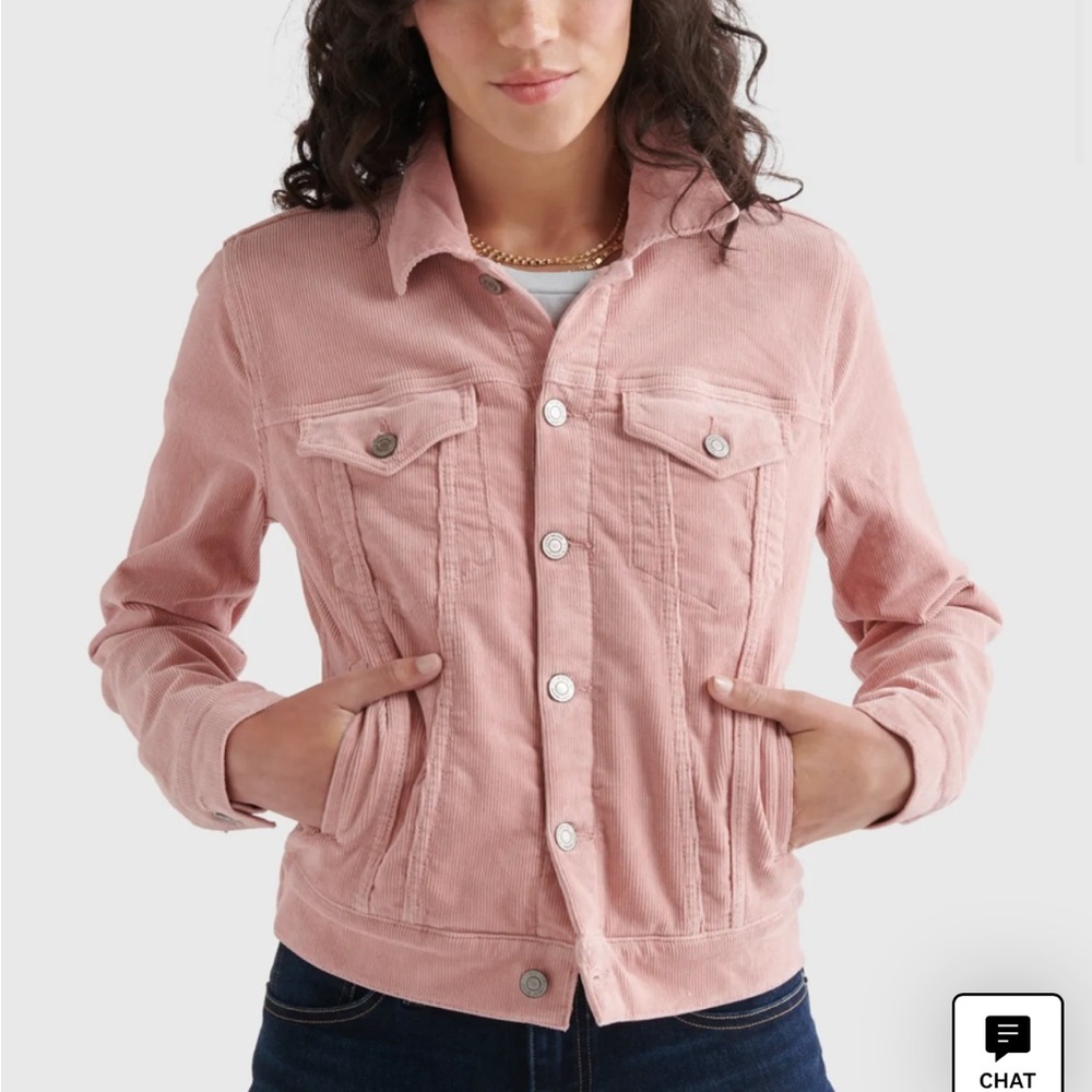 Lucky Brand Blush Pink Jean Jacket